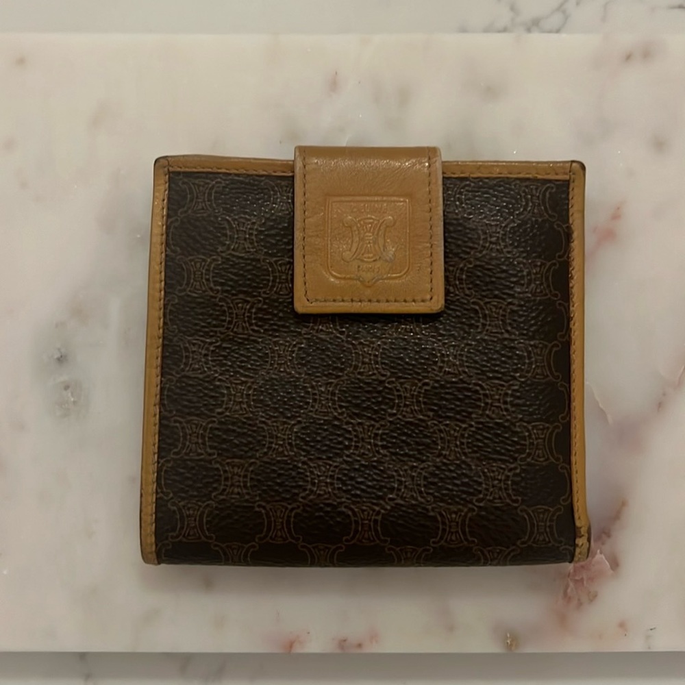 90s VINTAGE - CELINE Macadam Wallet